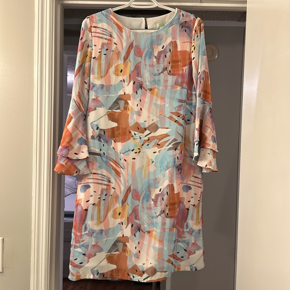 Spring color shift dress